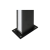Lampa ogrodowa LED 24W Roma 60cm czarna-36374