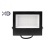 Naświetlacz LED SMD Mola  50W 6500K Czarny-36402