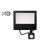 Naświetlacz LED SMD Mola  50W 4500K Czarny PIR-36405