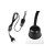 Lampa podłogowa Duos E27  E14 176cm czarna-37174