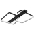 Żyrandol LED Moris 62x50x6cm 29W czarny 3CCT DIP-37254