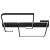 Żyrandol LED Moris 62x50x6cm 29W czarny 3CCT DIP-37256
