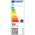 Lampa ogrodowa LED 24W Roma dwustronna 60cm czarna-37357