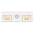 Lampa podszafkowa LED 2x COB PIR 4000K-37407