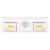 Lampa podszafkowa LED 2x COB PIR 4000K-37408