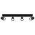 Kinkiet GU10 LED Richi ruchomy x4 czarny-39226