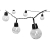 Girlanda LED solarna 20 led 485cm okrągła-39303