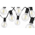 Girlanda LED 24V 15m 25x E12 2700K pilot-39333