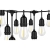 Girlanda LED 230V 15m 15x E27 2700K-39432