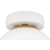 Kinkiet E27 LED Bali-15 15cm x1 biały+złoty-39929