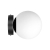 Kinkiet E27 LED Bali-15 15cm x1 czarny-39934
