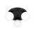 Kinkiet E27 LED Bali-12 29cm x3-1 czarny-39966
