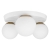 Kinkiet E27 LED Bali-12 29cm x3-1 biały+złoty-39975