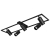 Żyrandol LED GU10 Bumo x5 czarny-40168