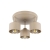 Kinkiet E27 LED Elza ruchomy x3 beżowy okrągły-40185