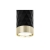 Kinkiet GU10 LED Glamour DUO okrągły czarny+złoty-40383