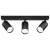 Kinkiet GU10 LED Glamour ruchomy x3 czarny-41365