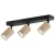 Kinkiet GU10 LED Lucerno ruchomy x3 czarny+złoty-41419