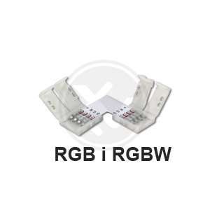 Złączki do taśm LED RGB i RGBW